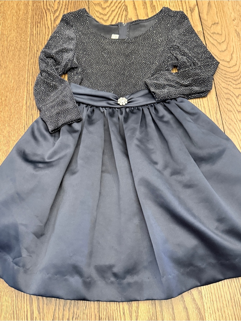 Vintage Jessica McClintock Blue Formal Dress Sz 8 EUC EE